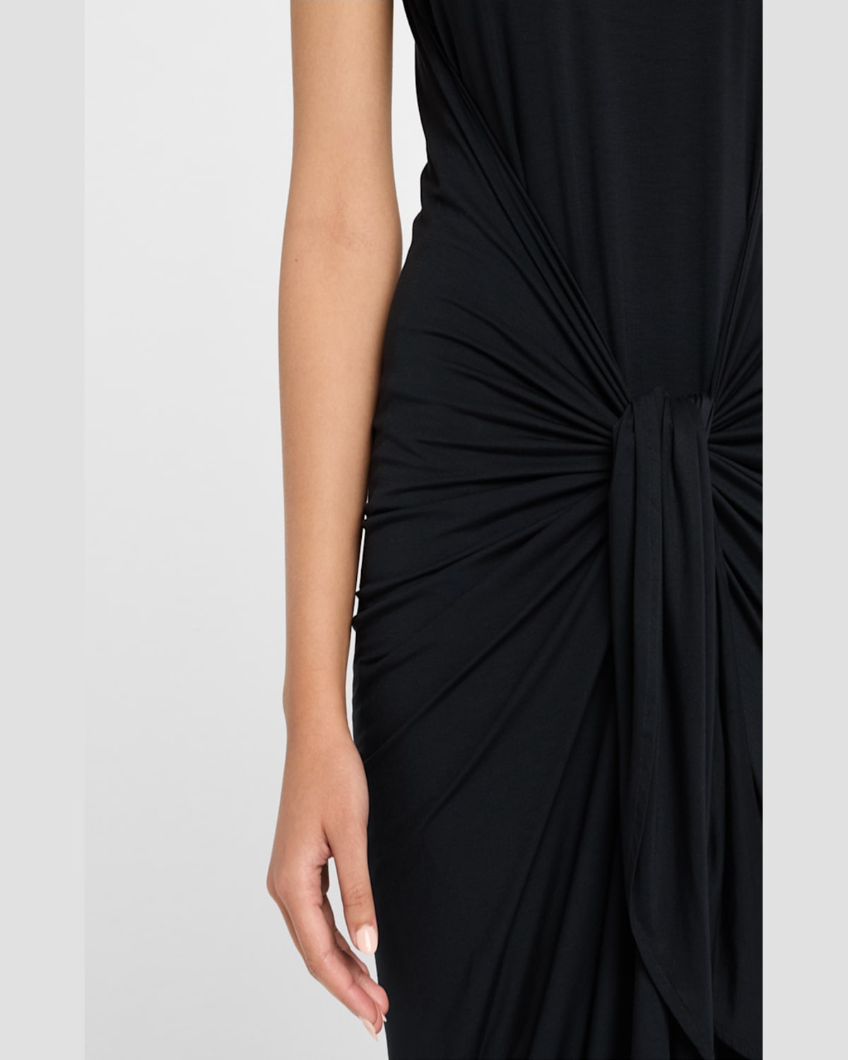 Lenny Niemeyer Modal Midi Dress Coverup In Black