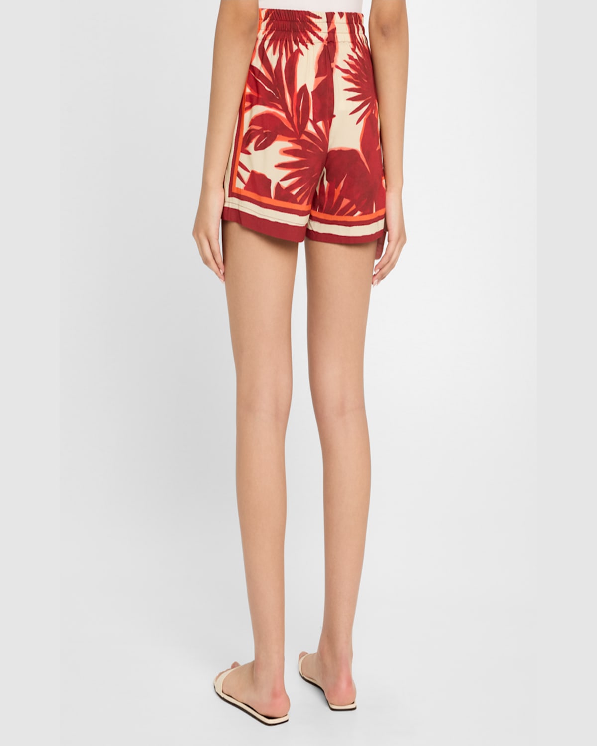 Lenny Niemeyer Palm Drawstring Shorts In Palm