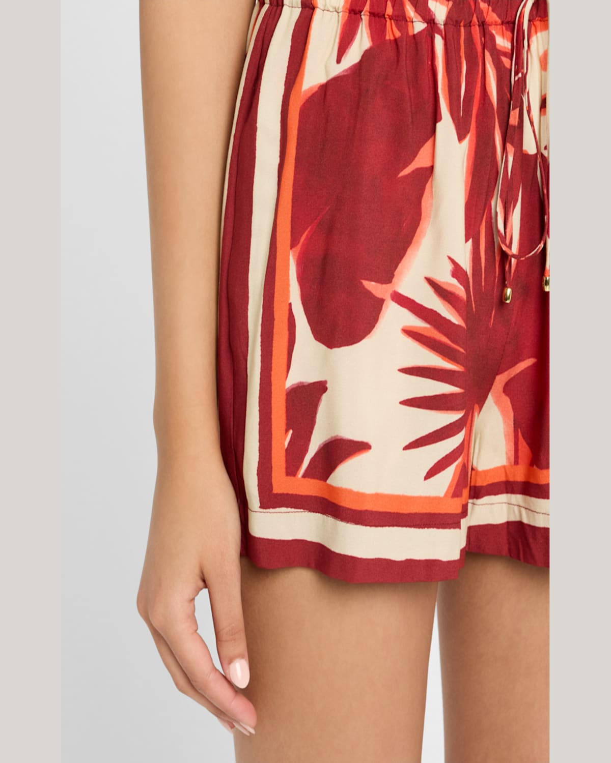 Lenny Niemeyer Palm Drawstring Shorts In Palm