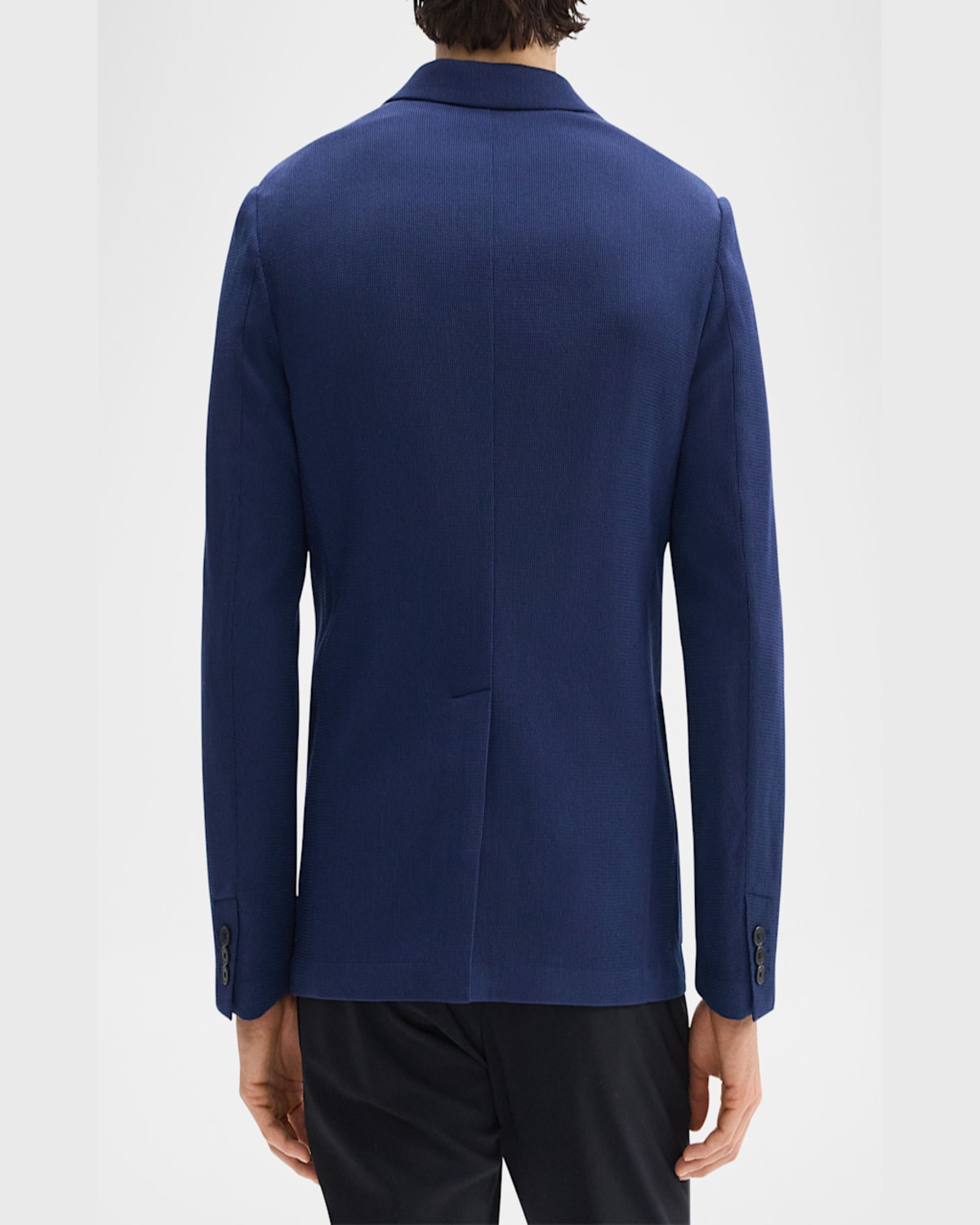 Theory Men's Clinton Grid Suiting Sport Coat In Baltic