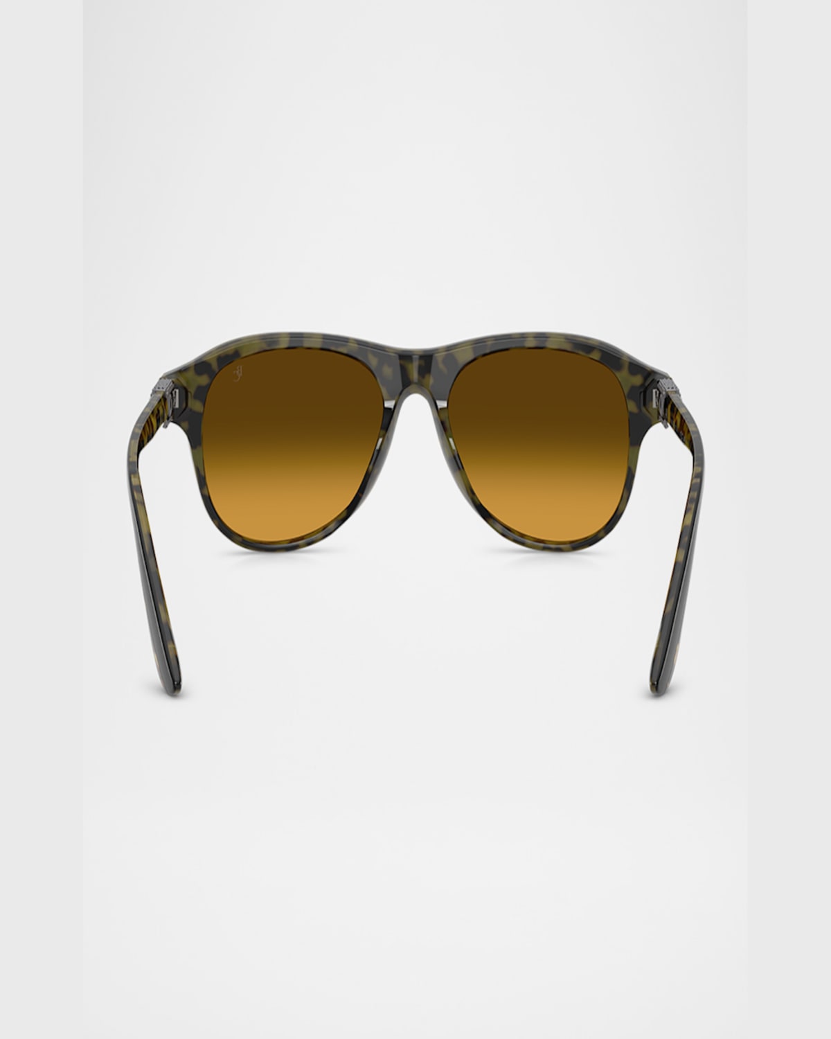 Brunello Cucinelli Bc4015s Acetate Aviator Sunglasses In Black/havana