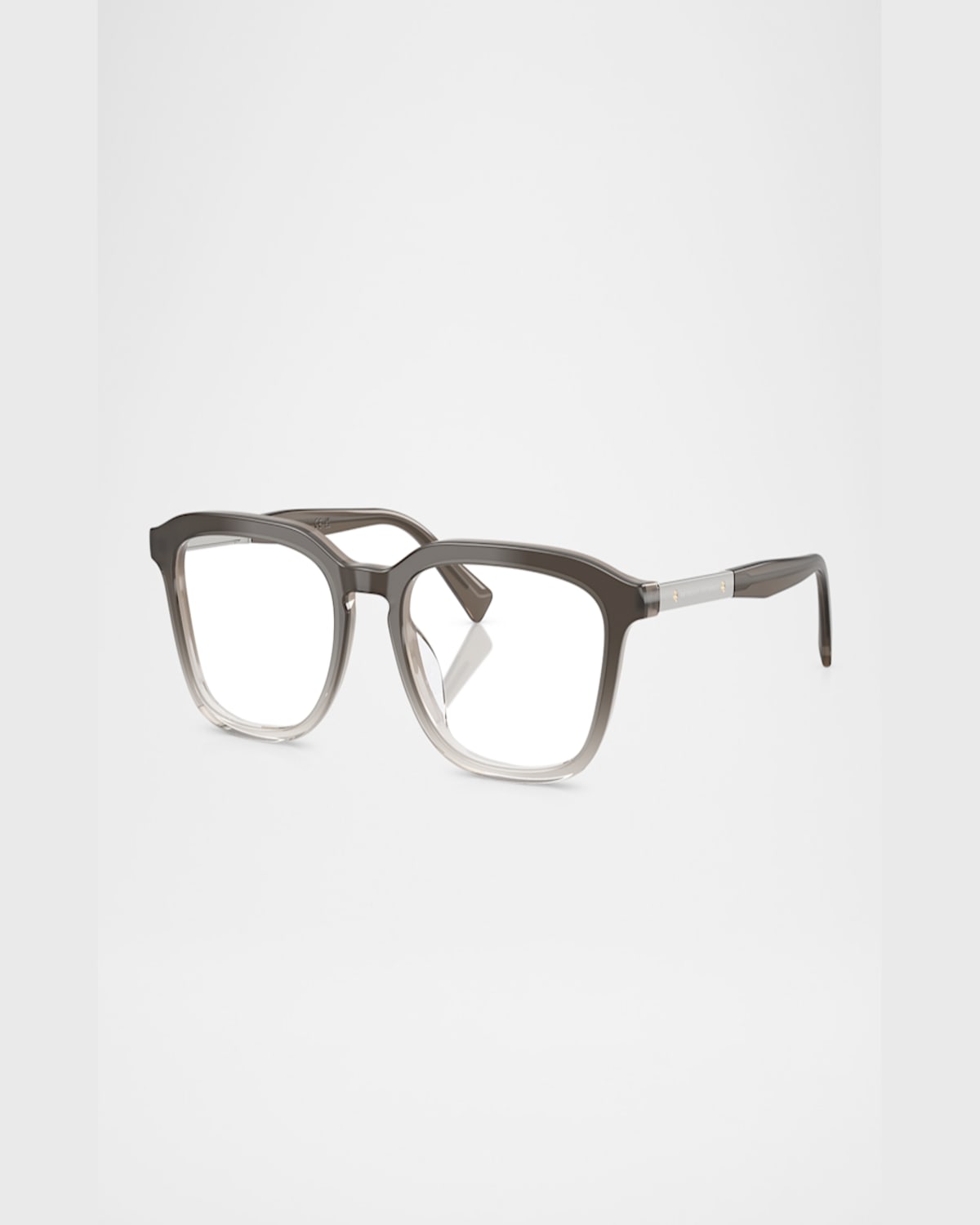 Brunello Cucinelli Bc3011 Blue Light Pillow Glasses In Blue Mirror