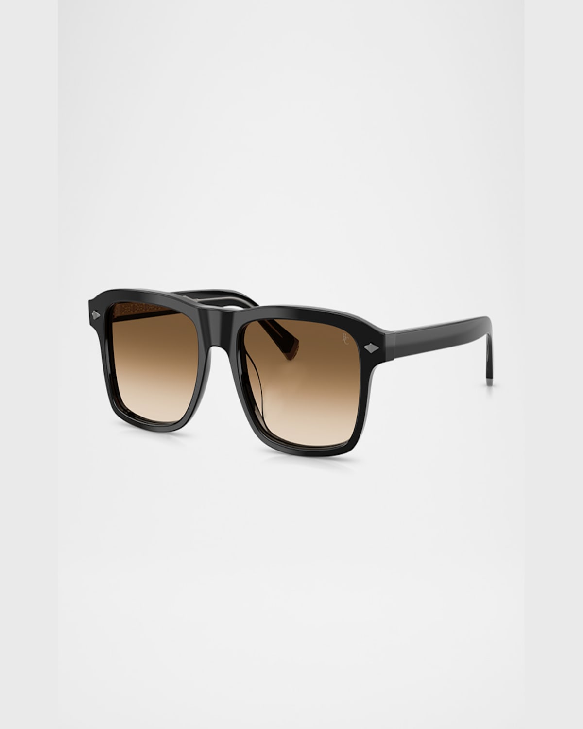 Brunello Cucinelli Square-frame Sunglasses In Black