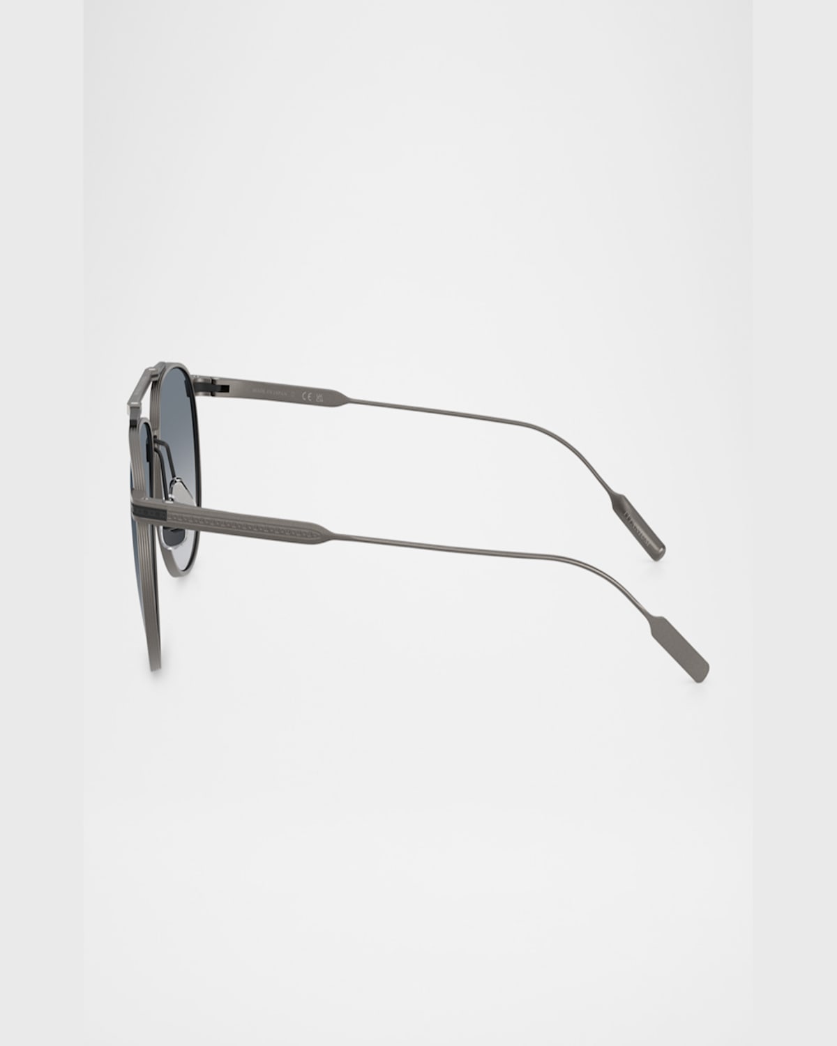 Brunello Cucinelli Pilot-frame Sunglasses In Gunmetal