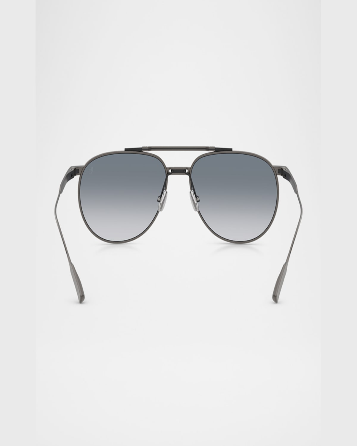 Brunello Cucinelli Pilot-frame Sunglasses In Gunmetal