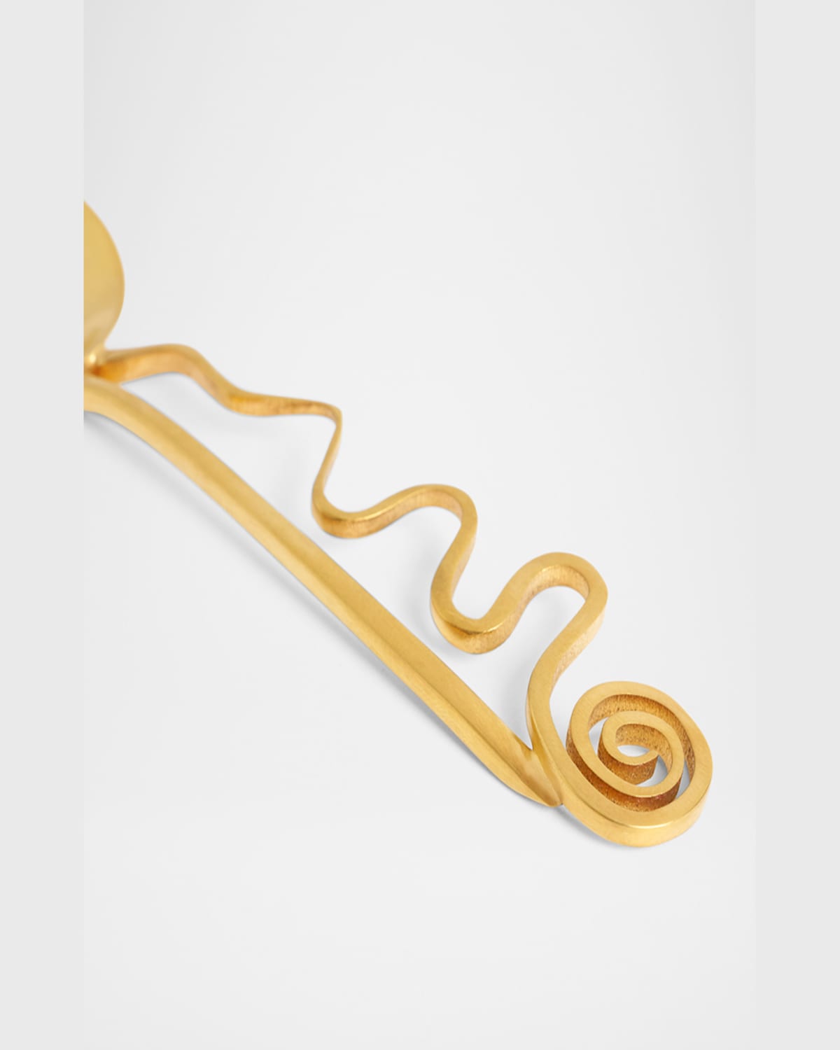 L'objet Spirale Cocktail Spoons, Set Of 4 In Gold