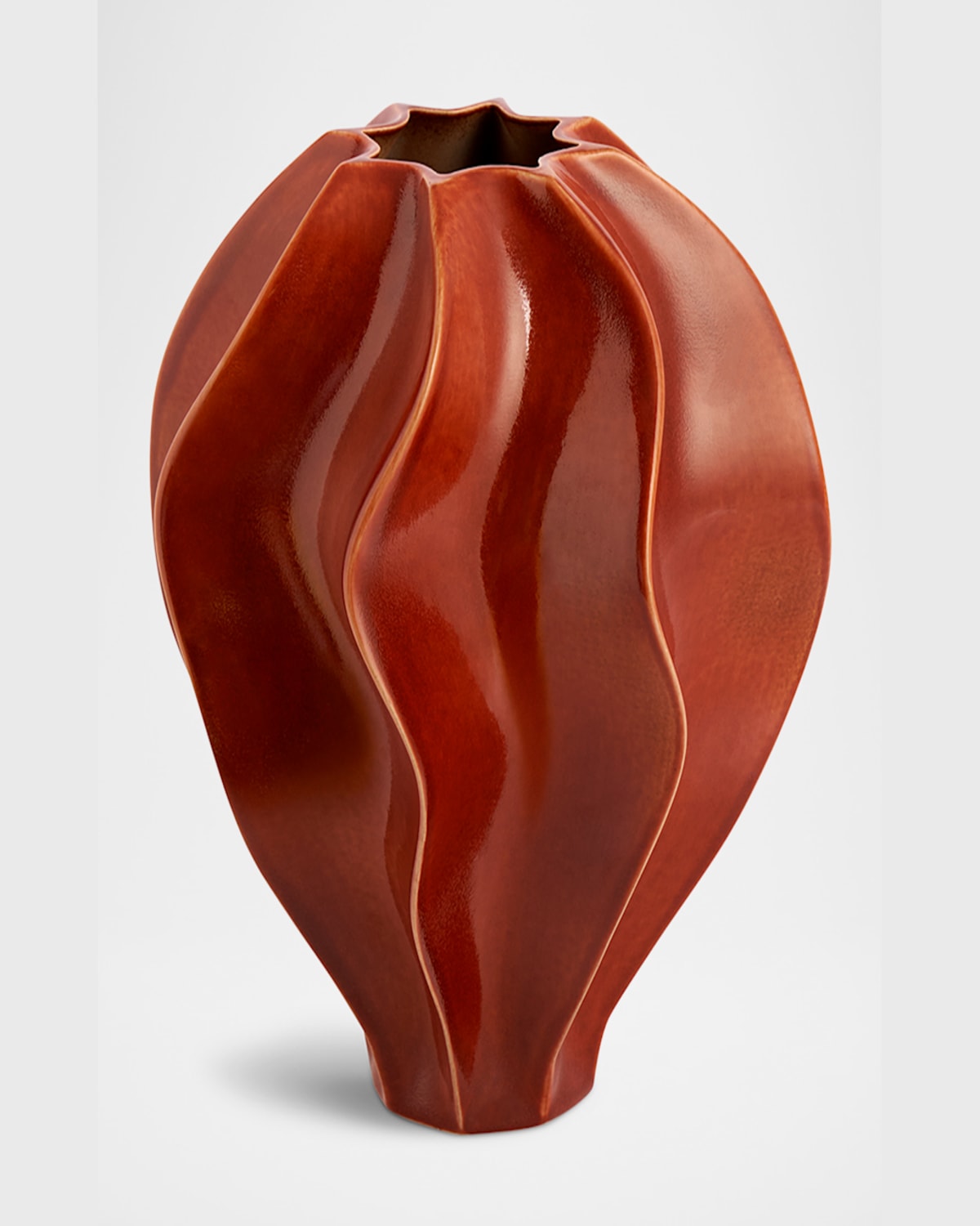 L'objet Medium Douro Vase In Paprika