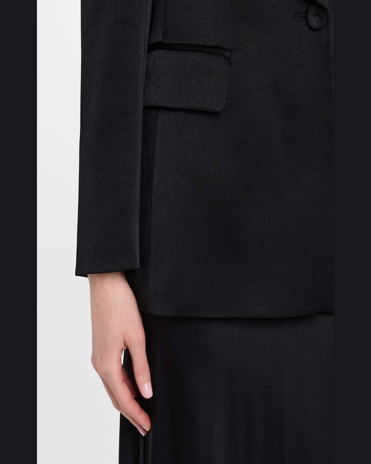 Shop Ungaro Sia Single-button Shawl Collar Blazer In Jade