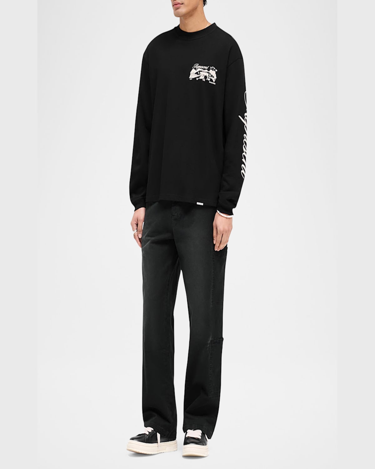 Represent Men's Season Cargo Pants In Jet Black