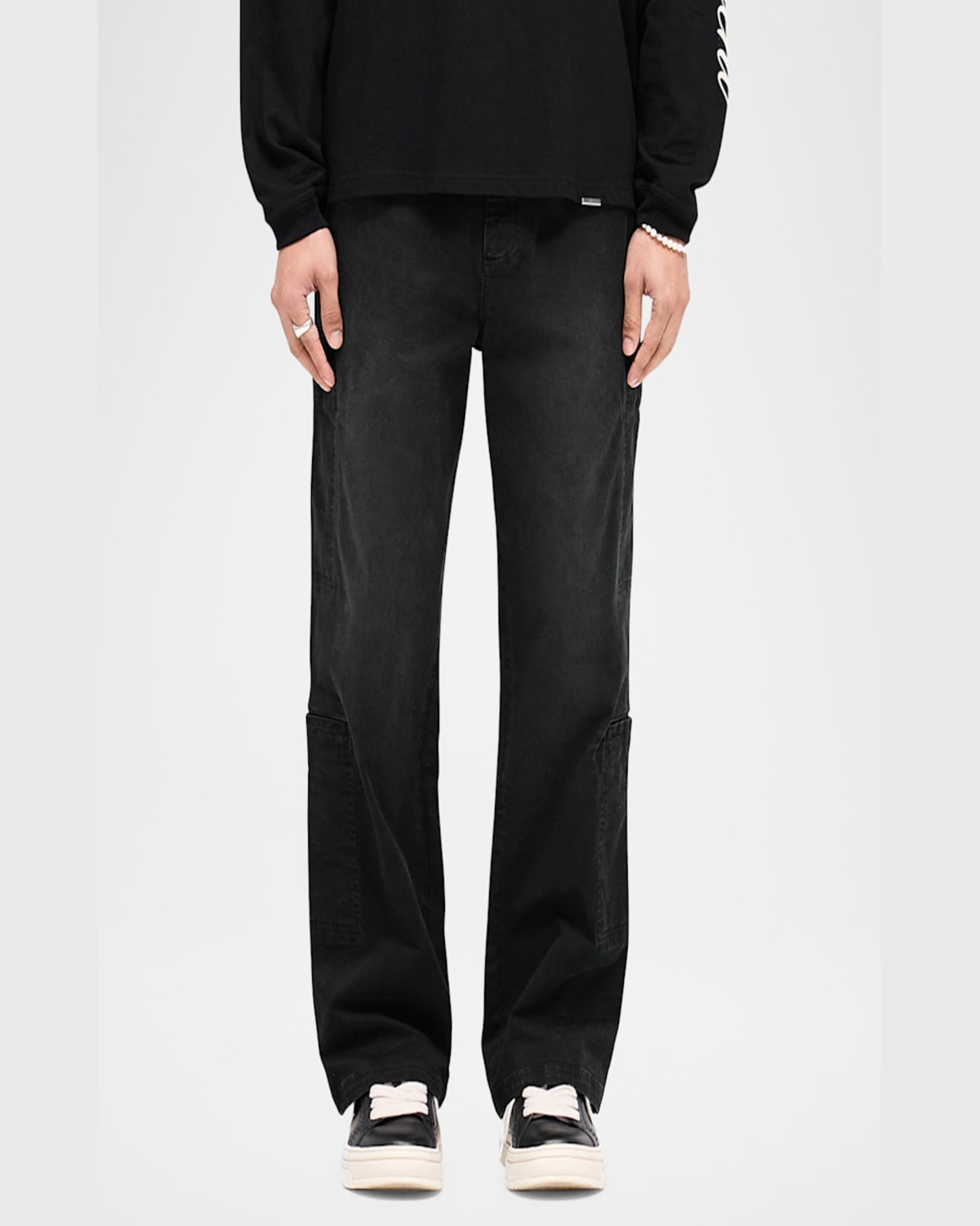 Represent Men's Season Cargo Pants In Jet Black