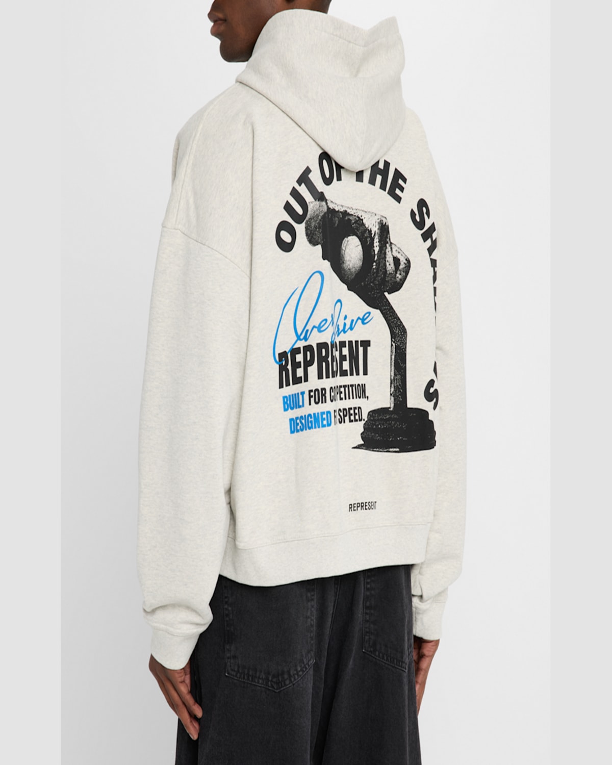 Represent Out Of The Shadows Sweatshirt In Cream Marl