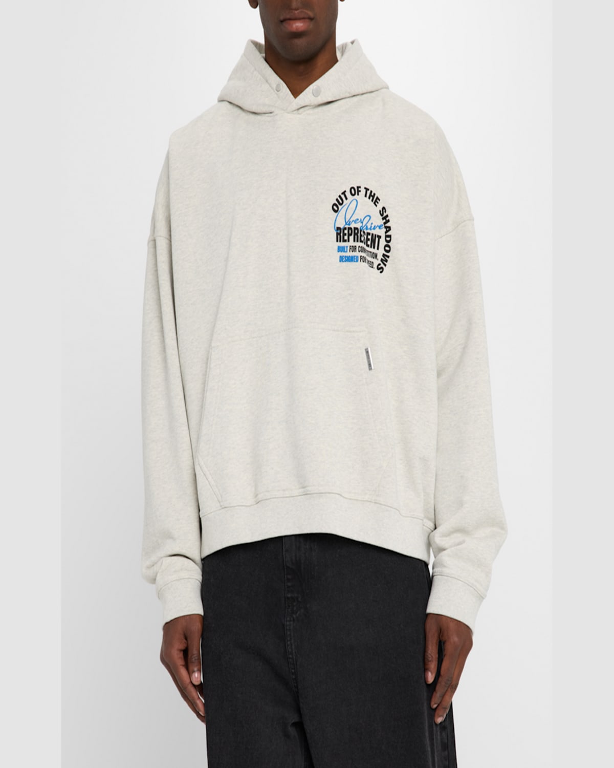 Represent Out Of The Shadows Sweatshirt In Cream Marl