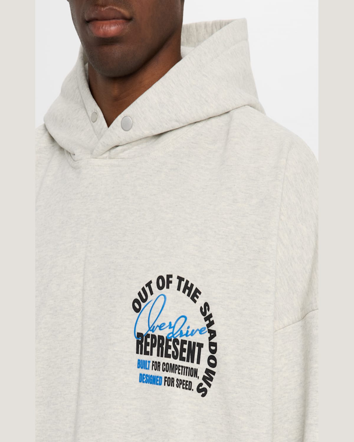 Represent Out Of The Shadows Sweatshirt In Cream Marl