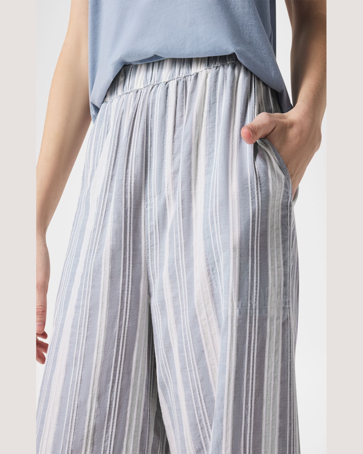 Splendid Reagan Linen-blend Pant In Whiteseaport