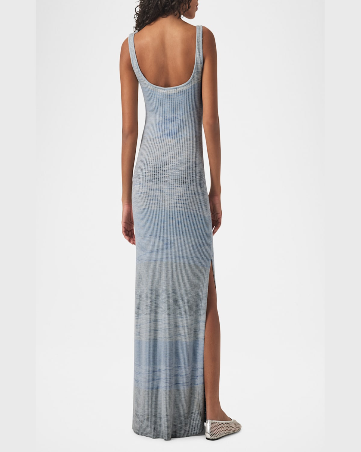 Splendid Adalyn Sleeveless Ribbed Sweater Dress In Blue Multi
