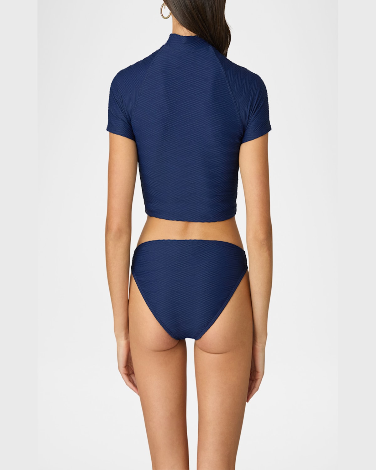 Shoshanna Classic Bikini Bottoms In Navy