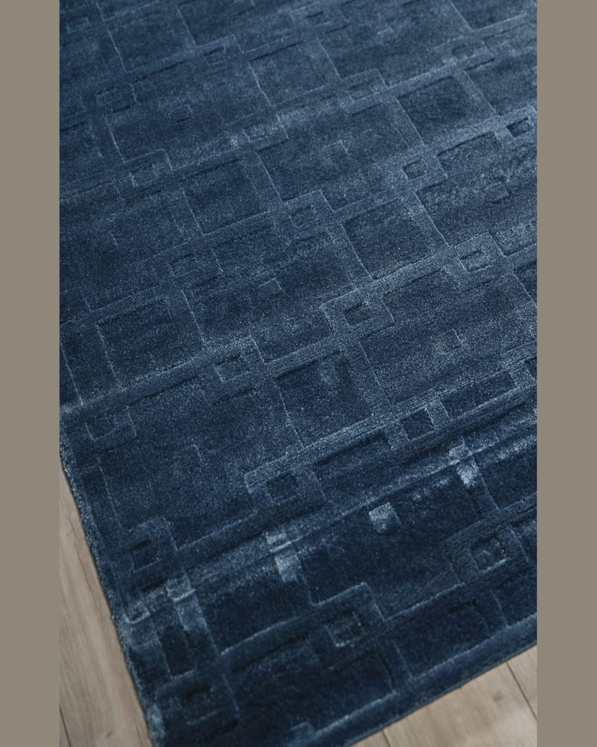 Exquisite Rugs Camora Hand-loomed Navy Rug, 9' X 12' In Navy