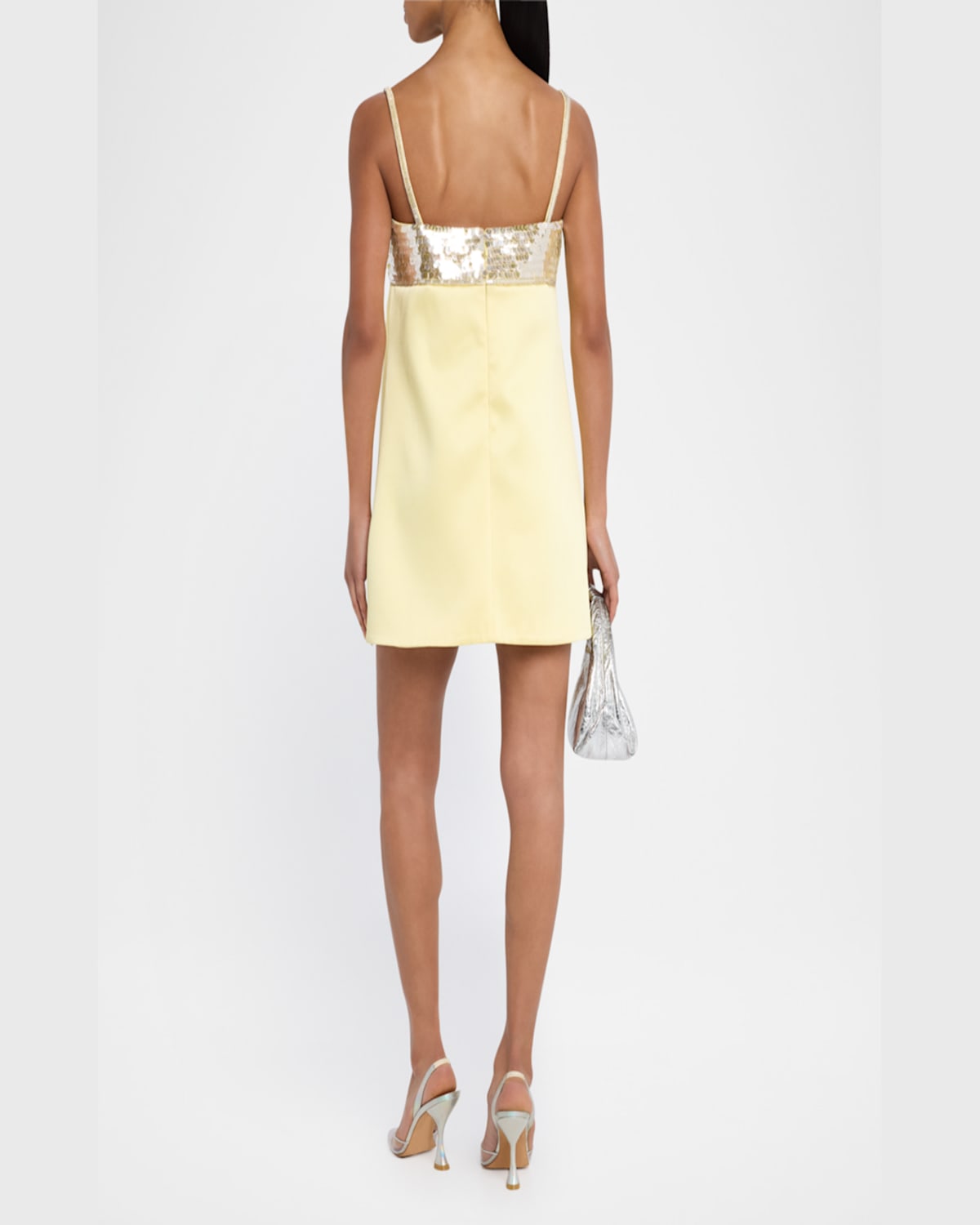 Retroféte Lark Embroidered Dress In Yuzu In Yuzu