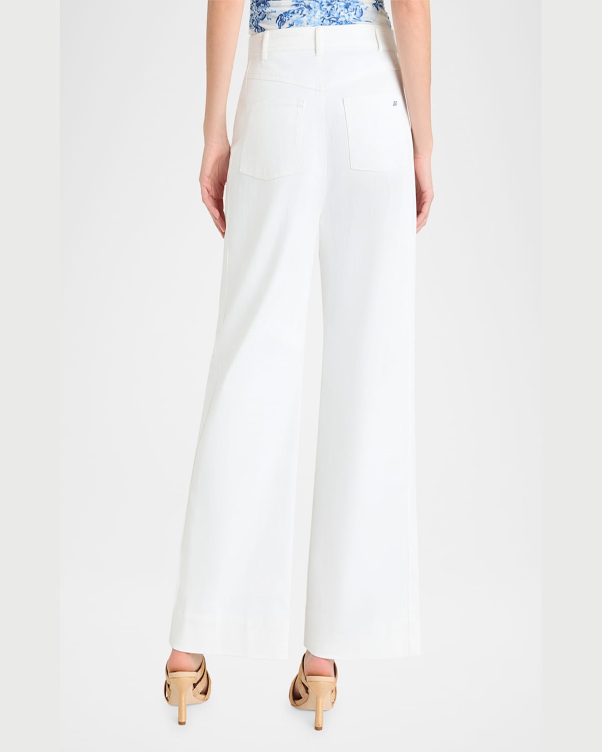 Cinq À Sept Cinq A Sept Betsy Wide Leg Pants In White