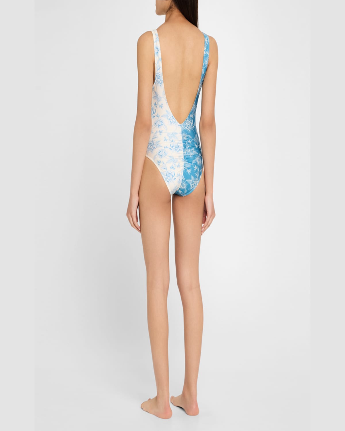 Solid & Striped The Lucia One Piece Swimsuit In Classic Toile