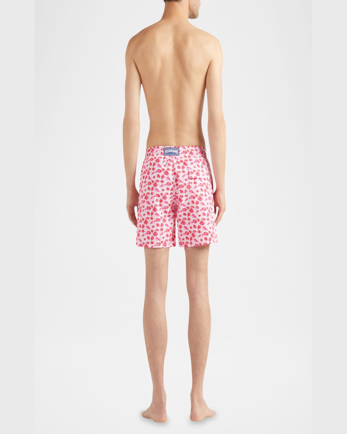Vilebrequin Moorea Printed 5.5 Swim Trunks In Peony Mult