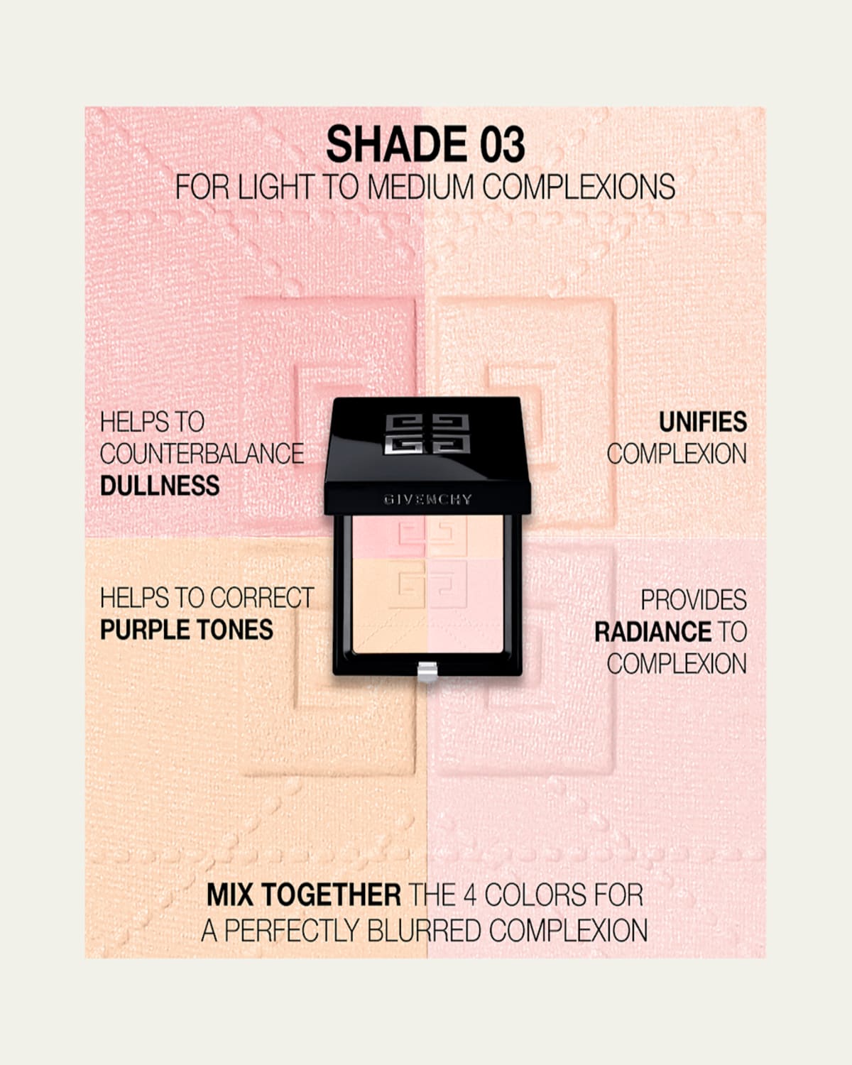 Givenchy Prisme Libre 4-color Pressed Powder In H03
