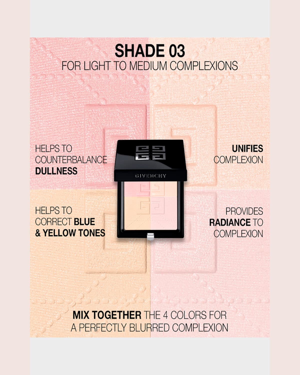 Givenchy Prisme Libre 4-color Pressed Powder In H03