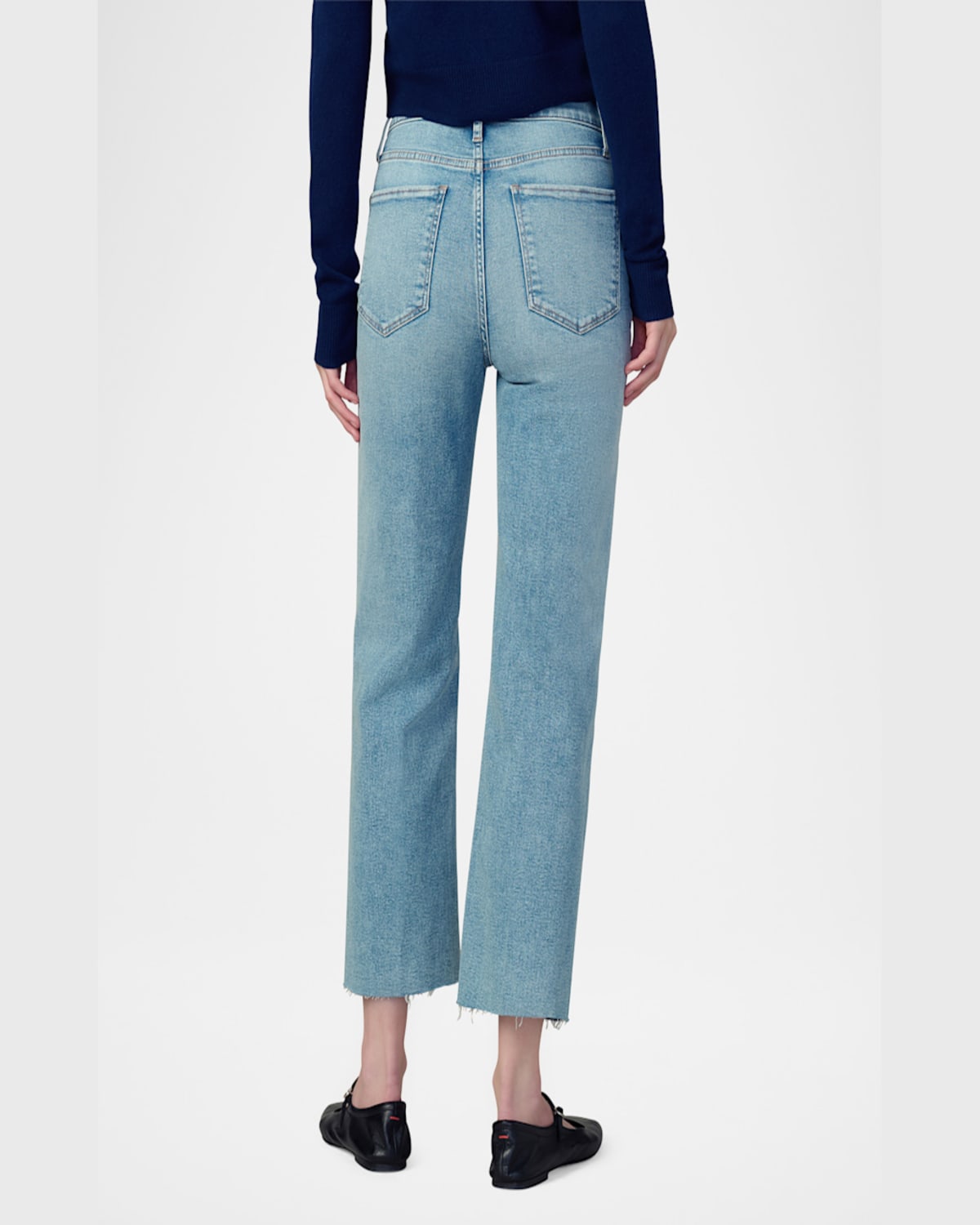 JOE'S JEANS THE BLAKE CROPPED WIDE-LEG JEANS 