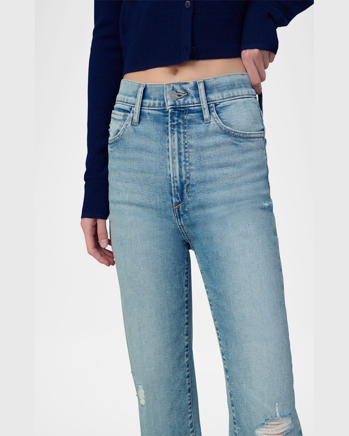 JOE'S JEANS THE BLAKE CROPPED WIDE-LEG JEANS 