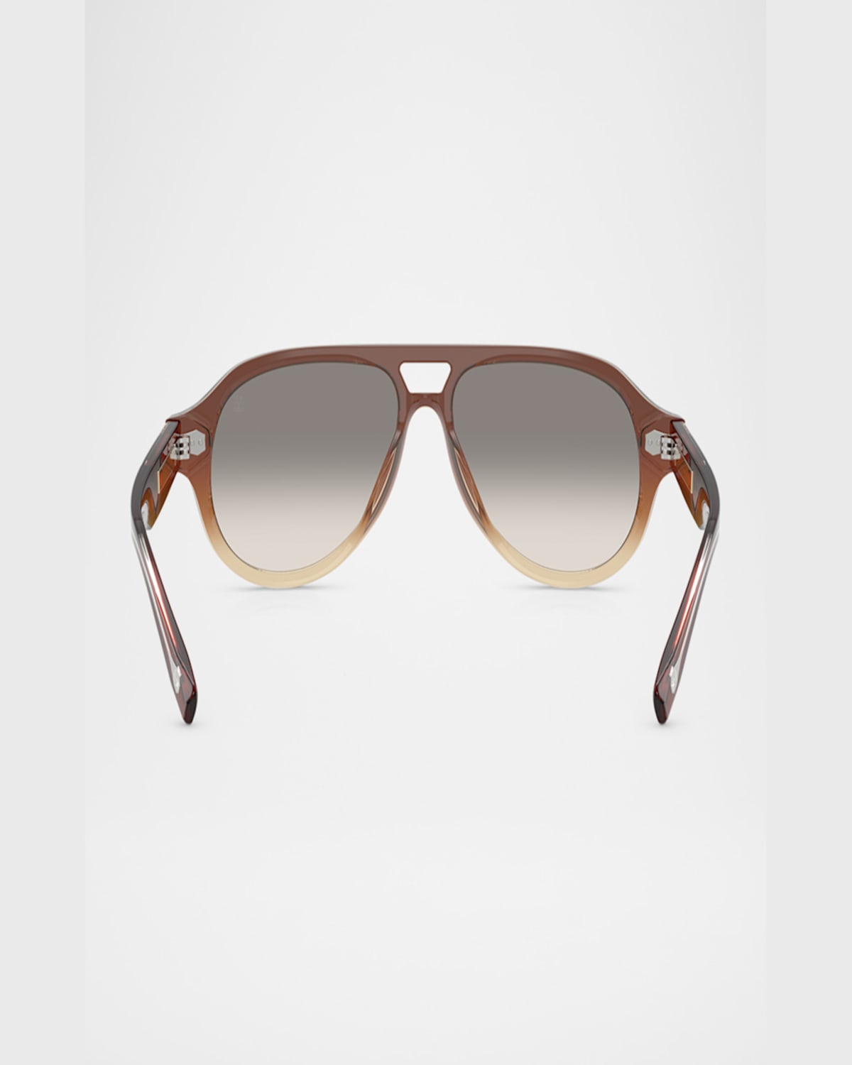 Brunello Cucinelli Logo-print Sunglasses In Black