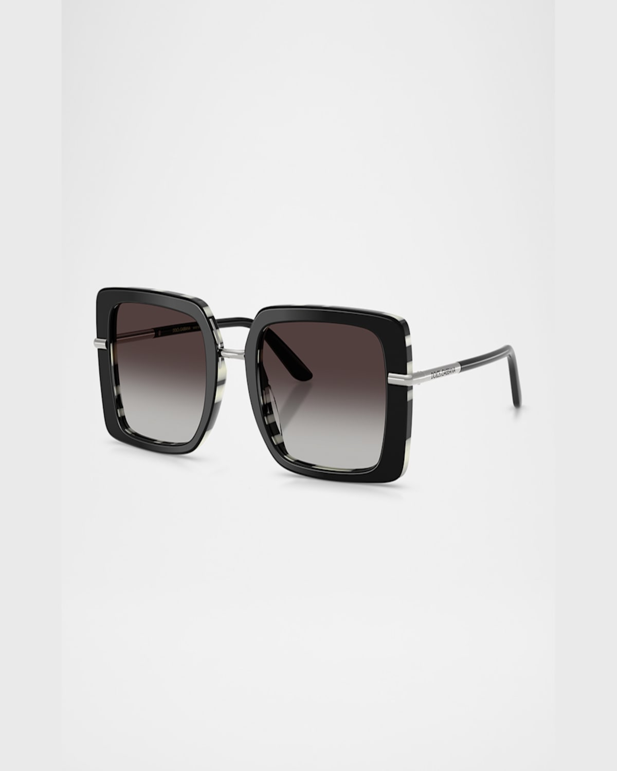 Dolce & Gabbana Dg4491 Square Acetate Sunglasses In Grey Gradient
