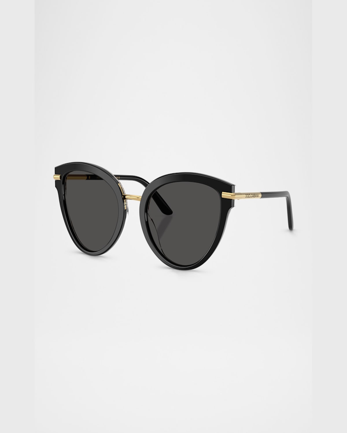 Dolce & Gabbana Dg4492 Butterfly Acetate Sunglasses In Dark Grey