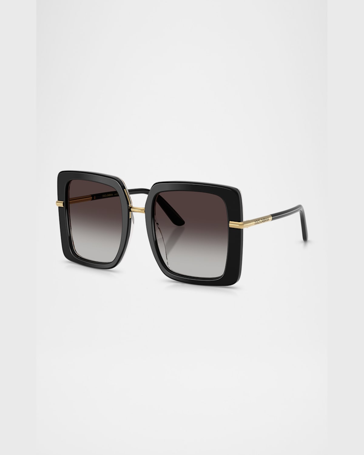 Dolce & Gabbana Dg4491 Square Acetate Sunglasses In Grey Gradient