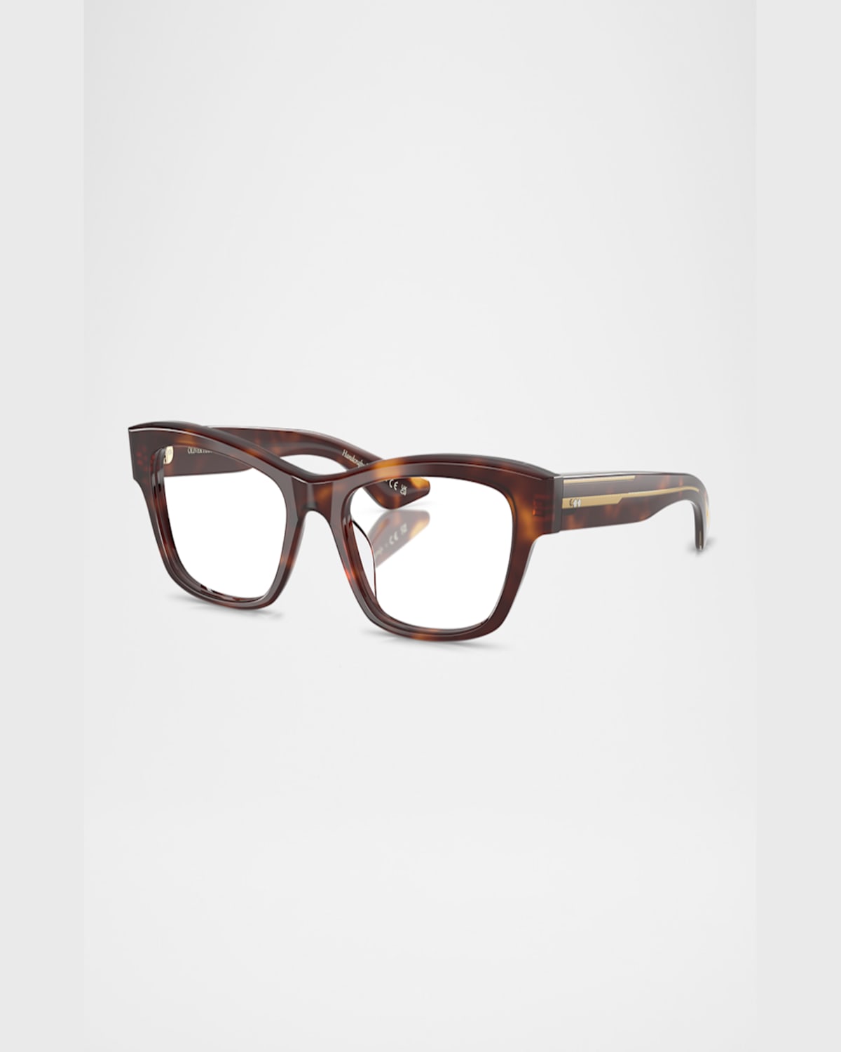 Khaite Ov5585u Acetate Pillow Optical Frames In Dark Brown
