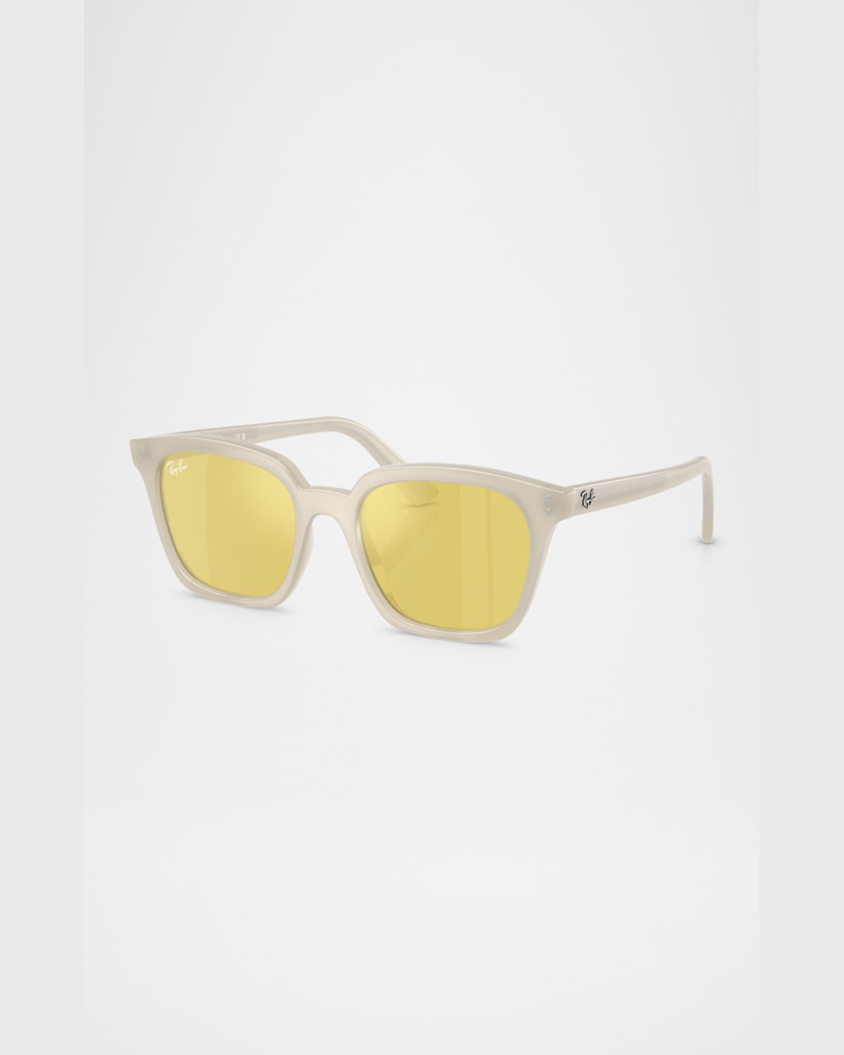 Shop Ray Ban Rb4456 Plastic Pillow Sunglasses In White