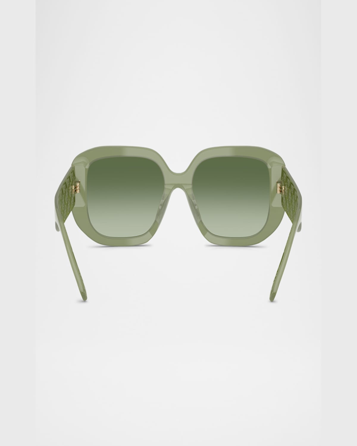 Tory Burch Ty7218u Square Acetate Sunglasses In Green Gradient