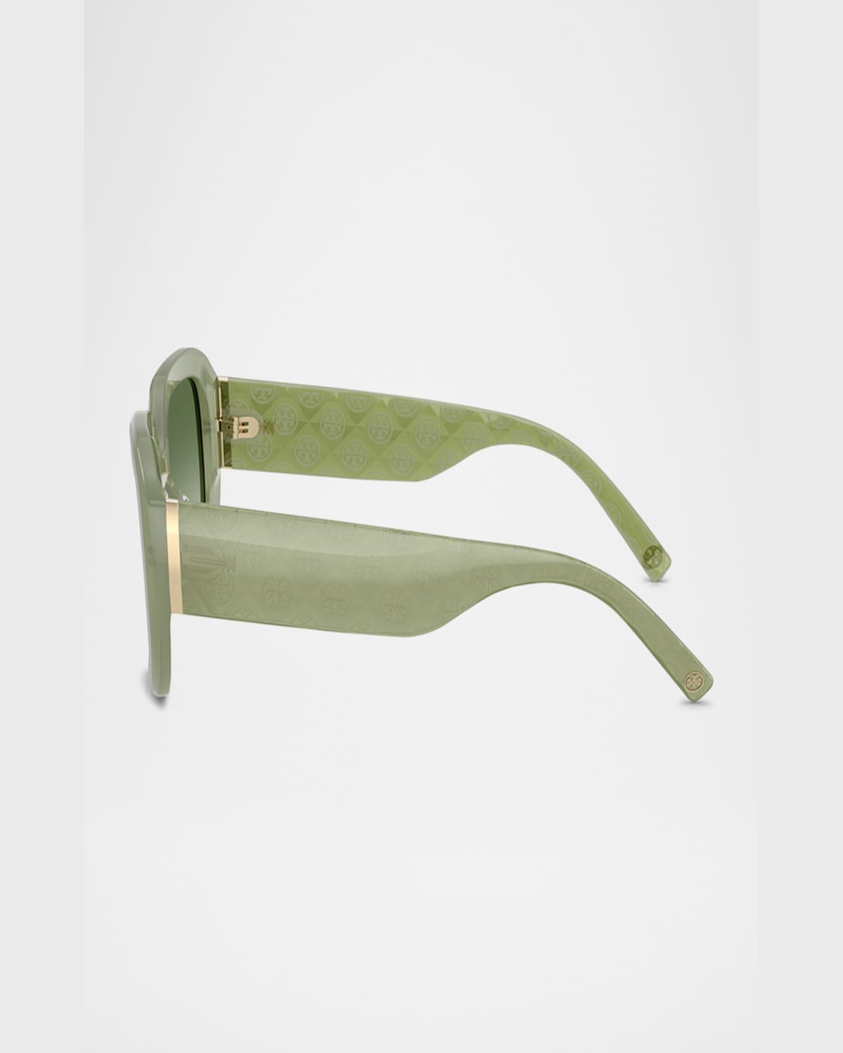 Tory Burch Ty7218u Square Acetate Sunglasses In Green Gradient