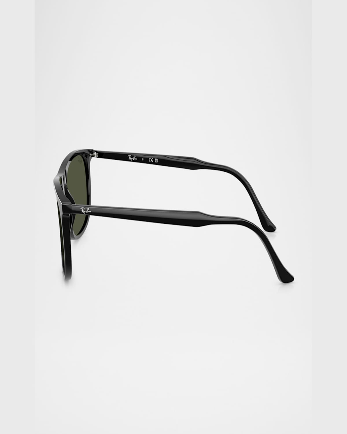 Ray Ban Men's Rb2216 Rectangular Sunglasses, 61mm In Black