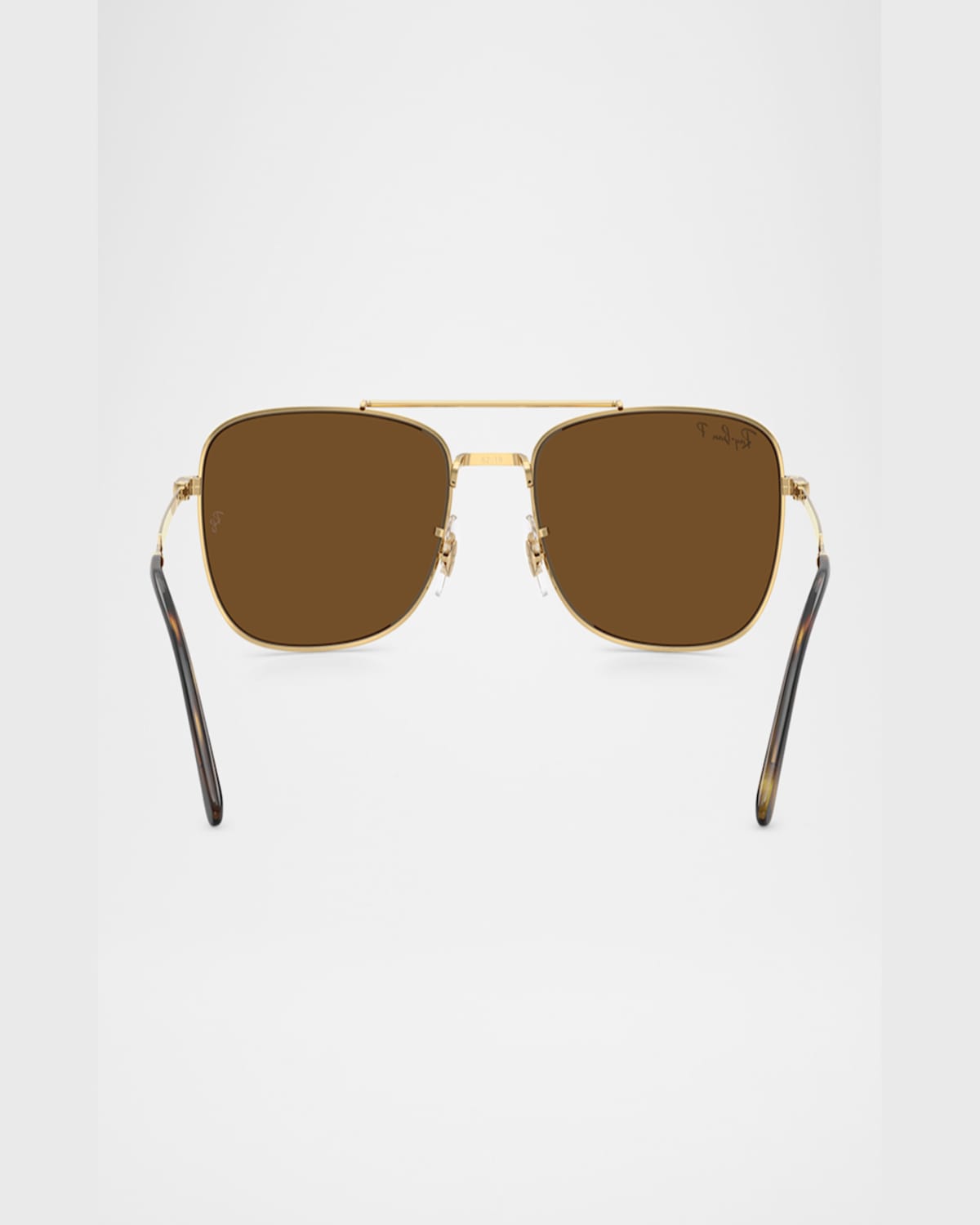 Ray Ban Ray-ban 62mm Polarized Rectangular Sunglasses In Arista