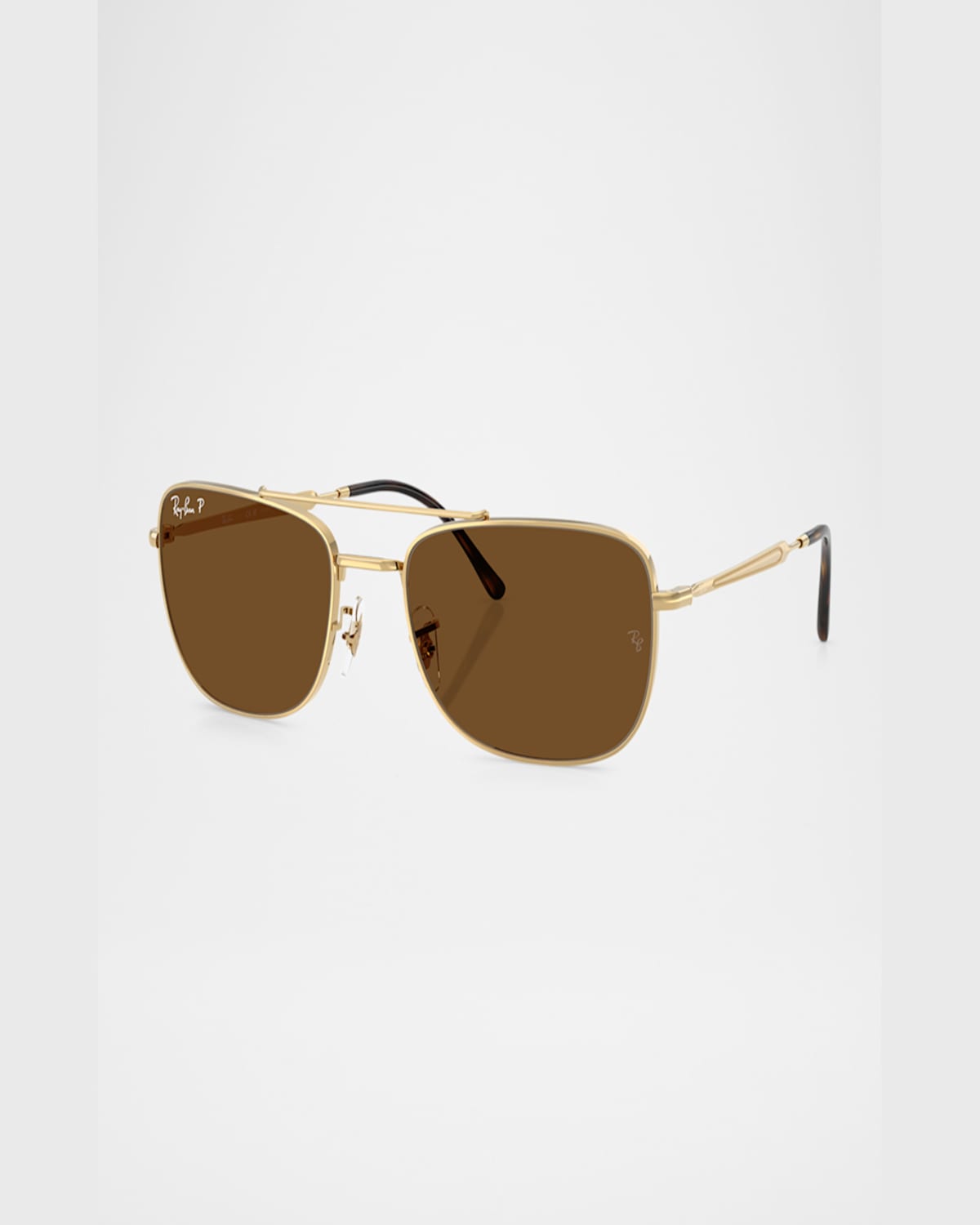 Ray Ban Ray-ban 62mm Polarized Rectangular Sunglasses In Arista