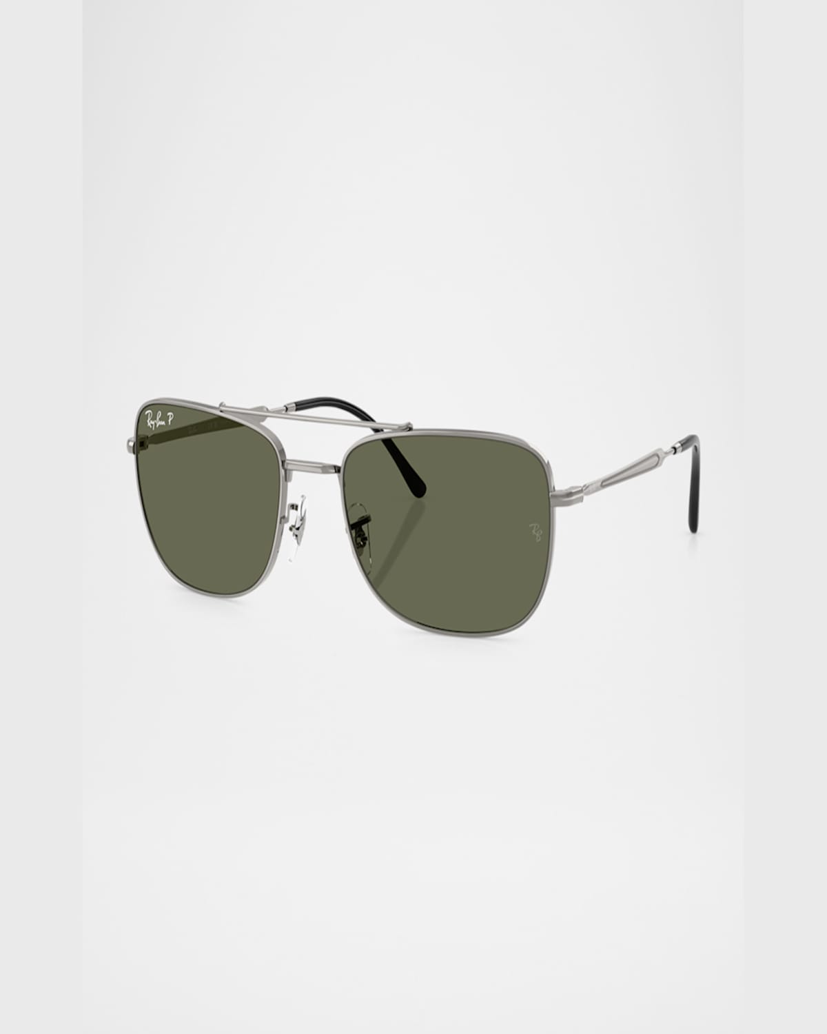 Ray Ban Men's Rb3755 Rectangular Sunglasses, 62mm In Gunmetal