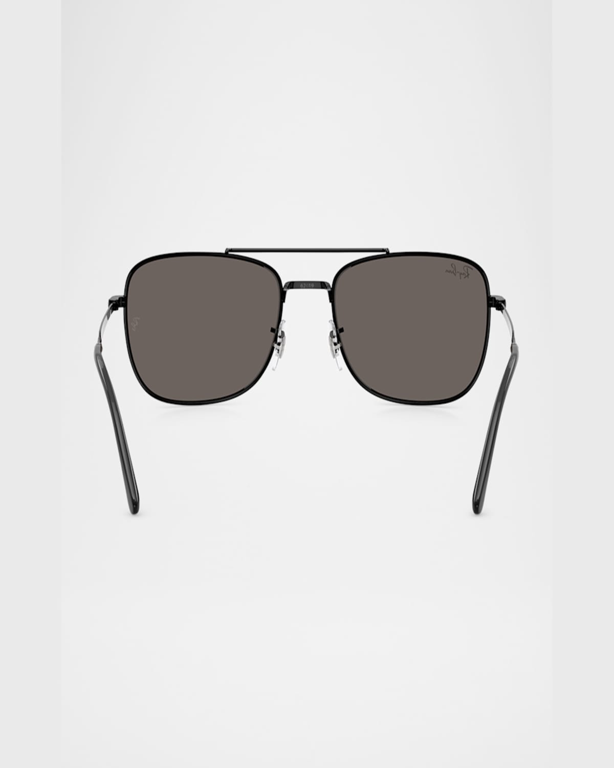 Ray Ban Men's Rb3755 Rectangular Sunglasses, 62mm In Black