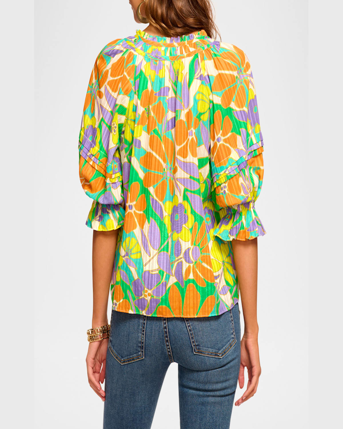 RAMY BROOK RETRO GARDEN TRIXIE BLOUSE 