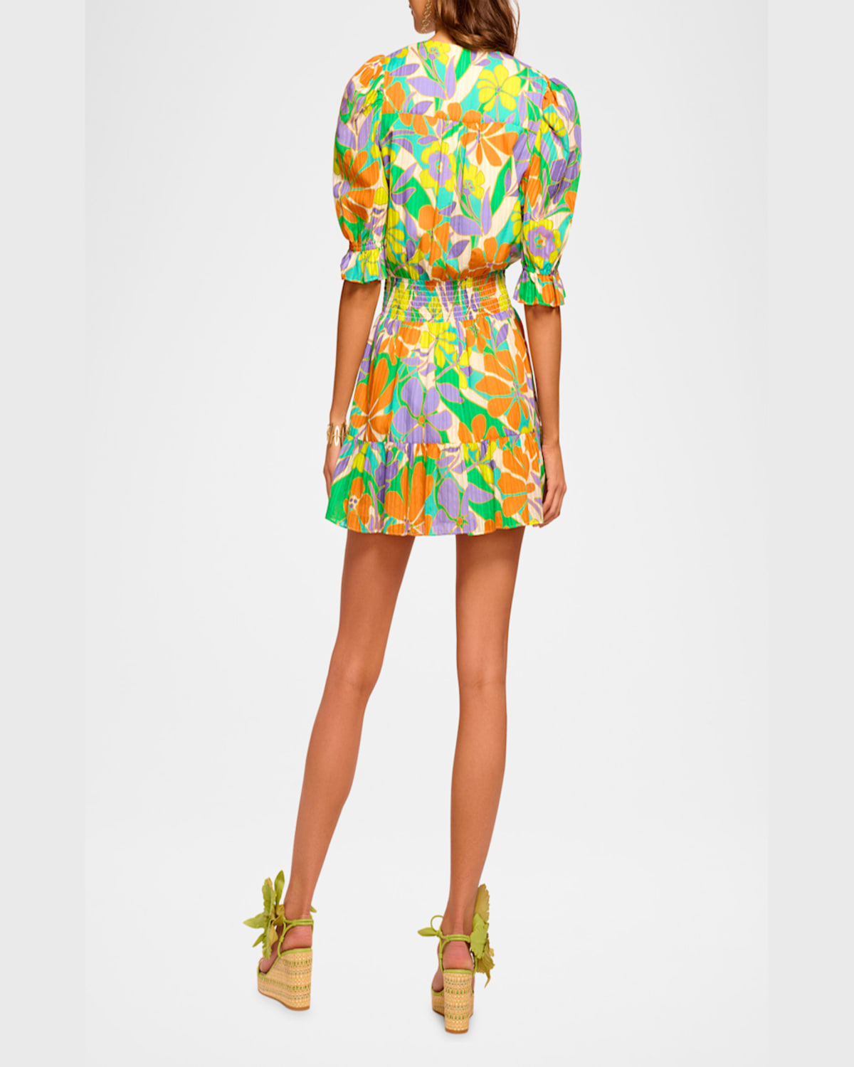 RAMY BROOK RETRO GARDEN SUSAN MINI DRESS 