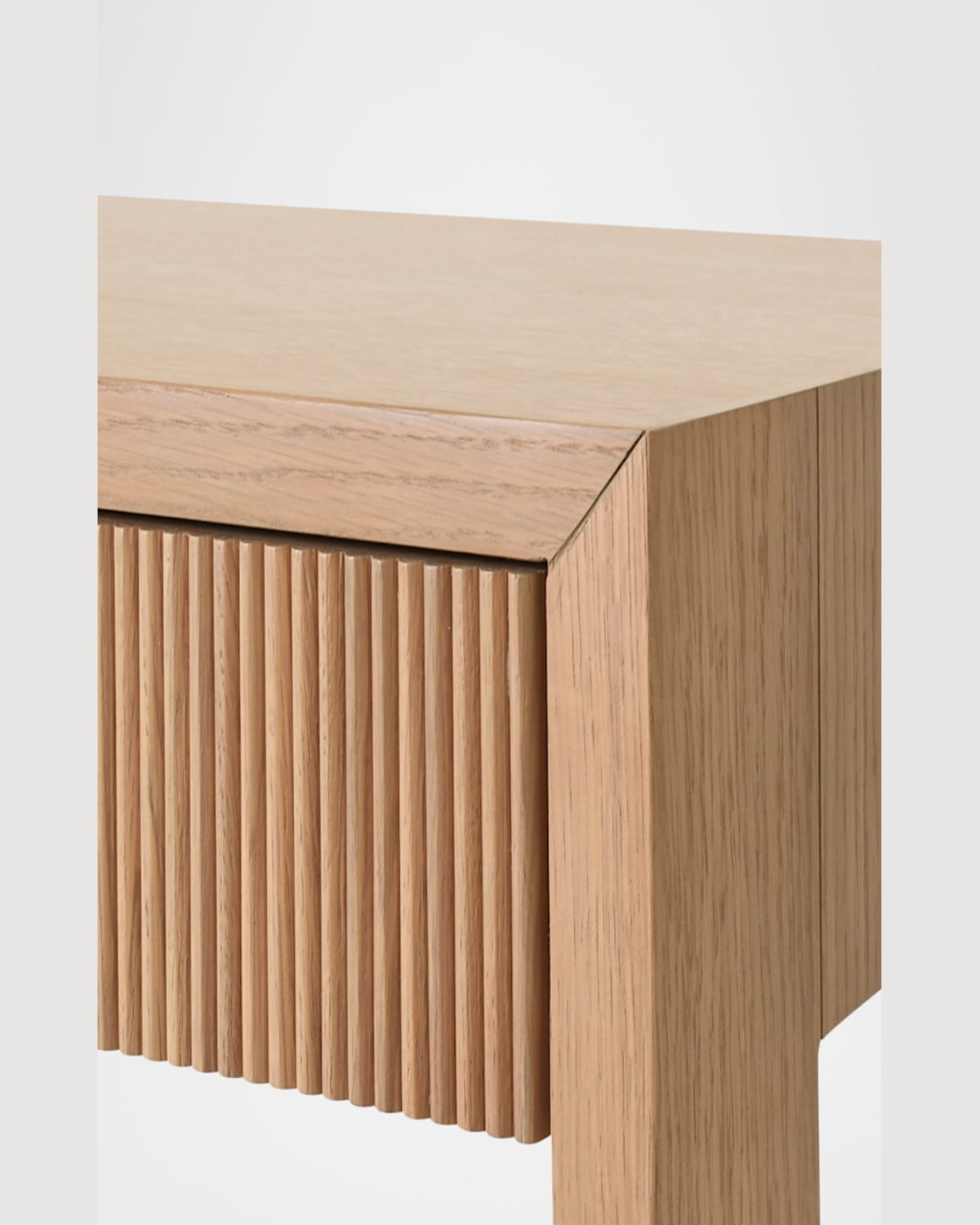 Worlds Away Larkin Two-drawer Desk In Natural