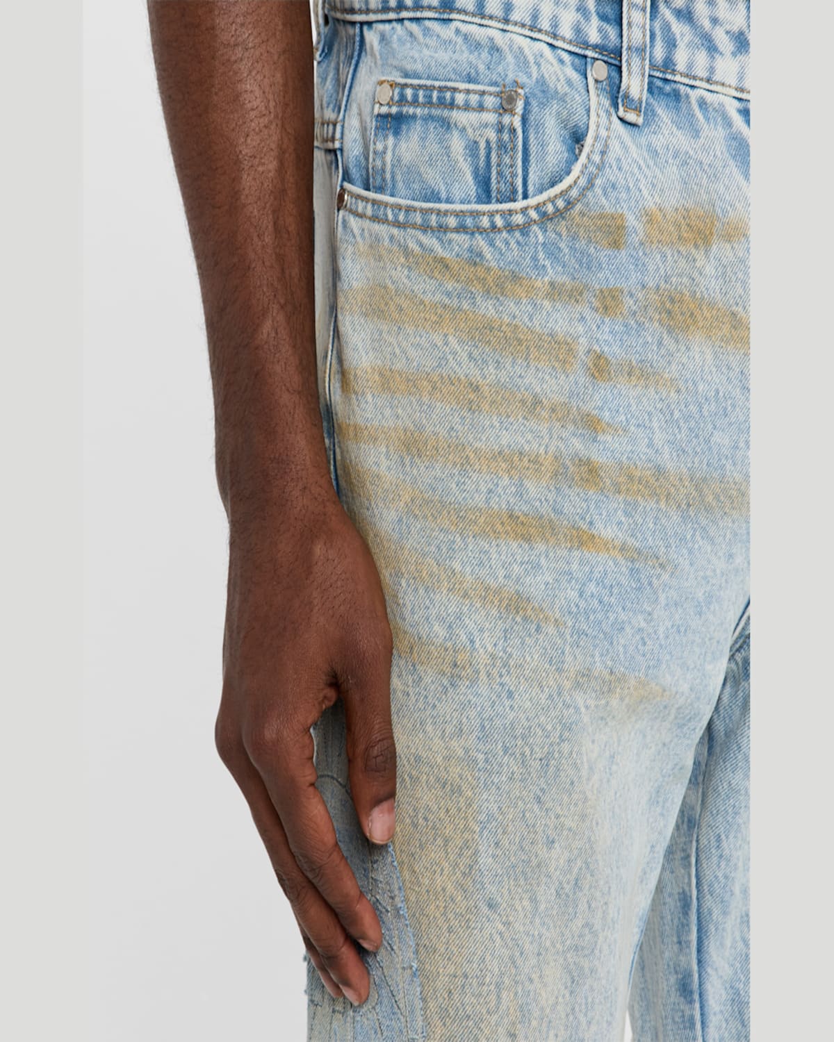 Who Decides War Blue Mechanic Signature Jeans In Denim
