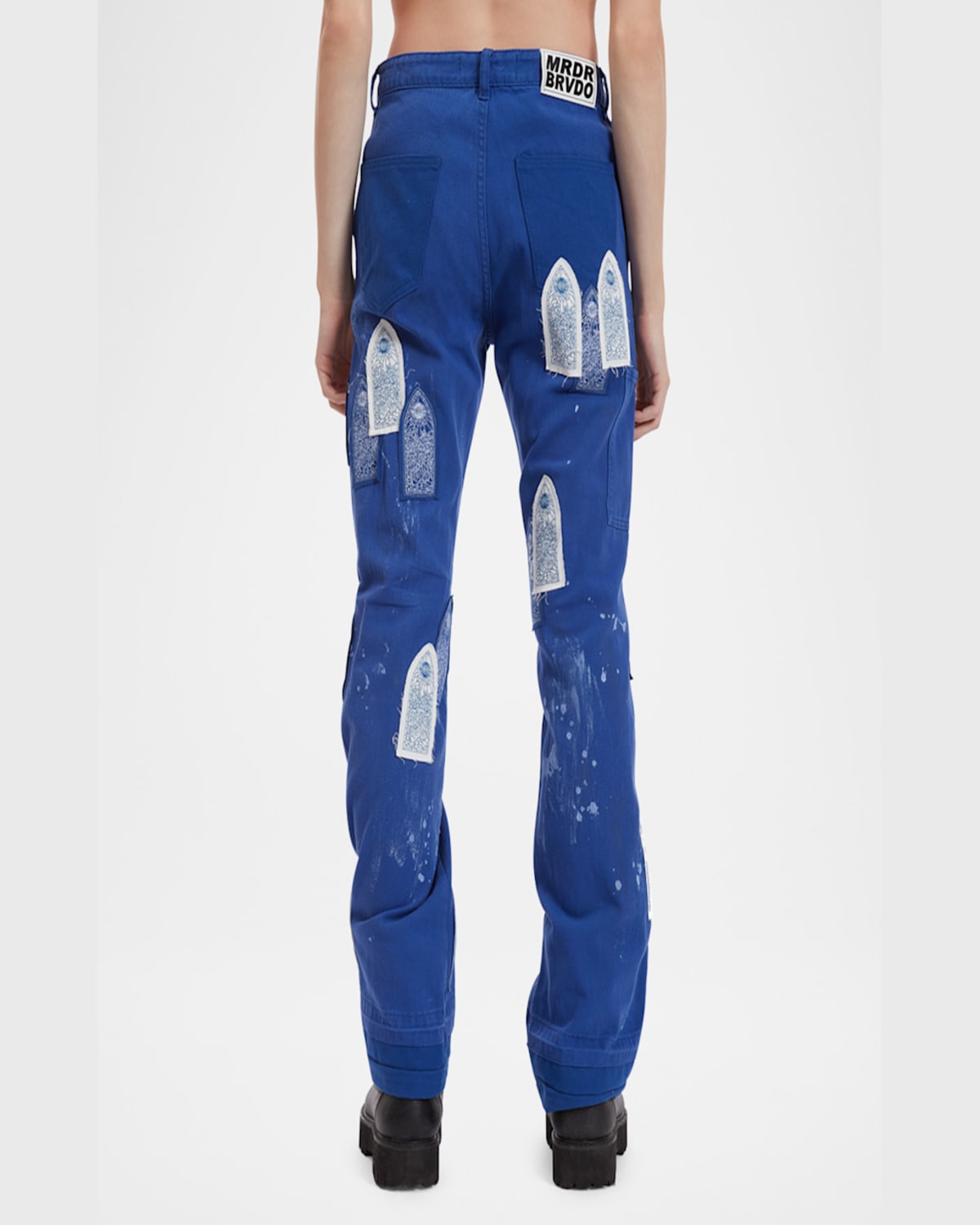 Who Decides War Sky Painter Carpenter Trousers In Indigo