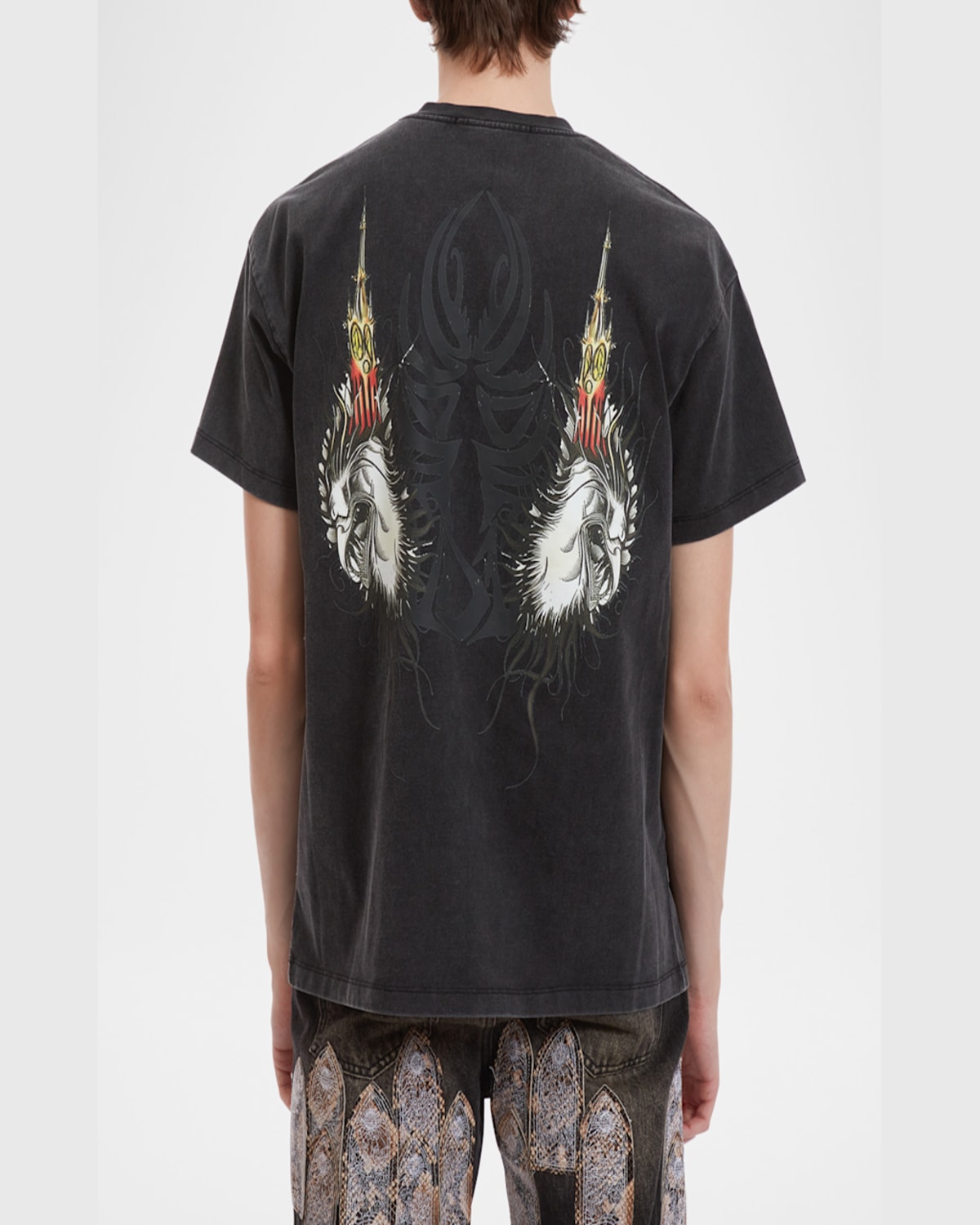 Who Decides War Black Nefarious Short Sleeve T-shirt In Chestnut