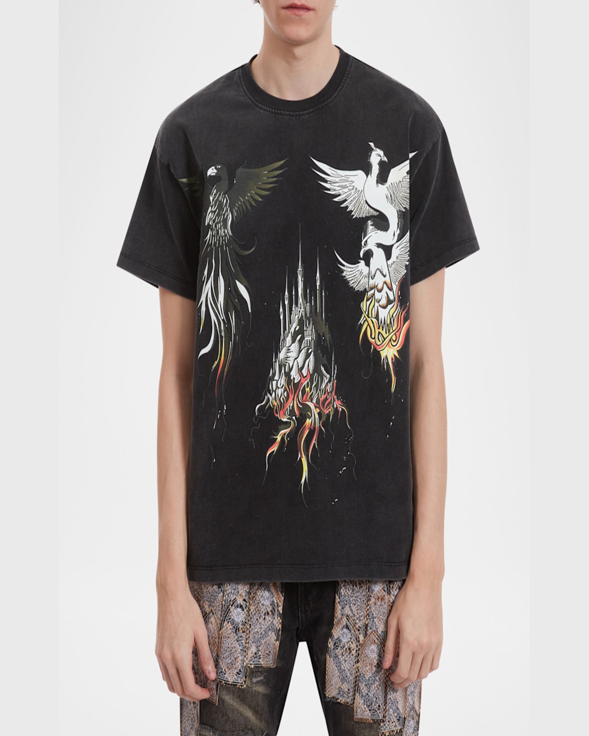 Who Decides War Black Nefarious Short Sleeve T-shirt In Chestnut