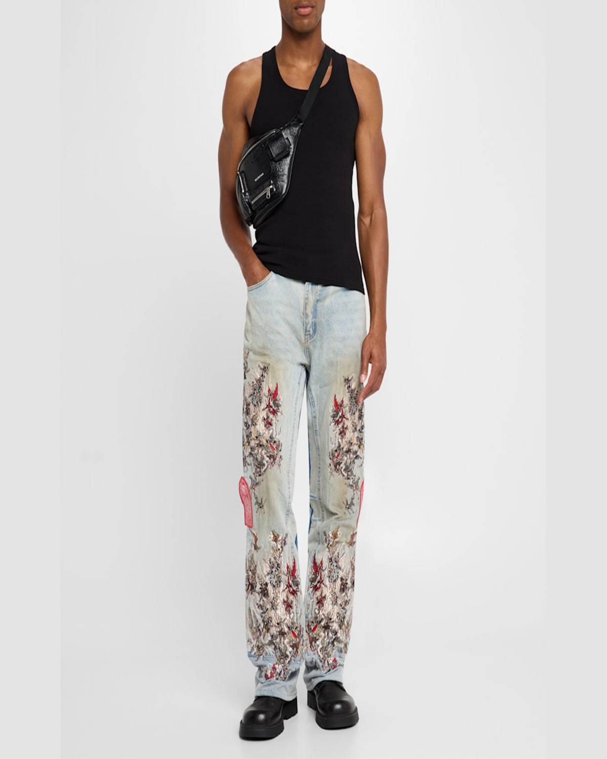 Who Decides War Blue Chaos Jeans In Multi